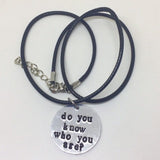 Harry Styles Necklace - Do You Know Who You Are - Lights Up / Necklace, Choker, or Keychain