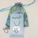 Harry Styles Necklace - Do You Know Who You Are - Lights Up / Necklace, Choker, or Keychain