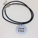 Harry Styles Necklace - Fine Line / Necklace, Choker, or Keychain