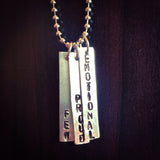 Twenty One Pilots Necklace - Few, Proud, Emotional