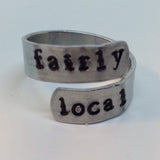 Twenty One Pilots Ring - Fairly Local / Metal Stamped Jewelry / Personalized Jewelry