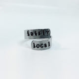 Twenty One Pilots Ring - Fairly Local / Metal Stamped Jewelry / Personalized Jewelry