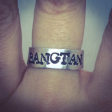BTS Ring / Bangtan Ring / BTS Jewelry / BTS Fan Gift / Custom Hand Stamped Aluminum Ring