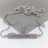 BTS Necklace - Euphoria / Jungkook Necklace / BTS Jewelry / Love Yourself: Answer