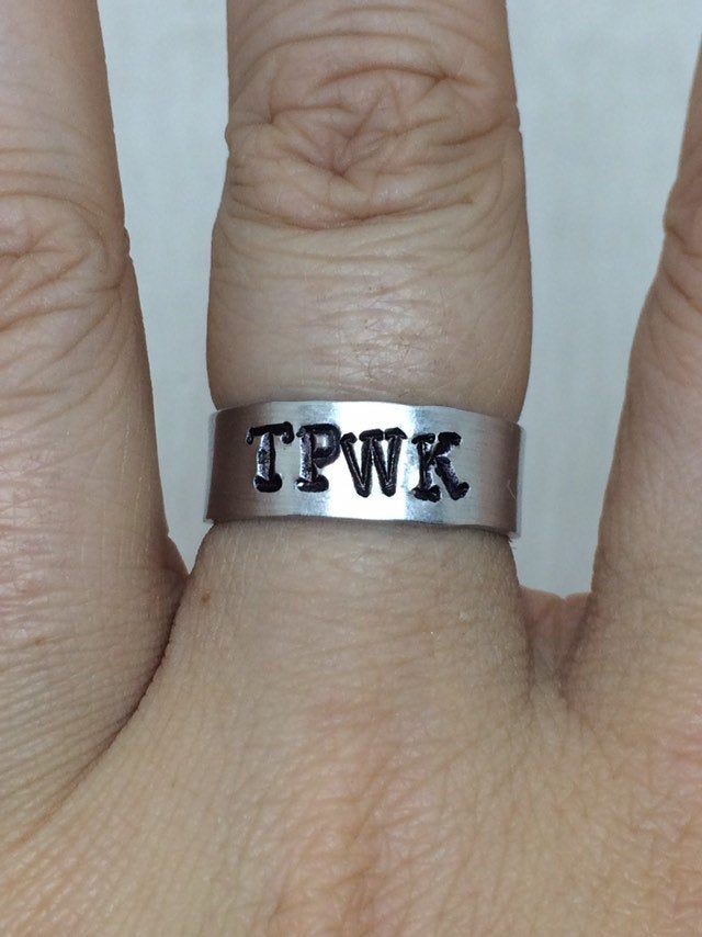 Harry Styles TPWK Ring Treat People with Kindness Adjustable  Customizeable Ring
