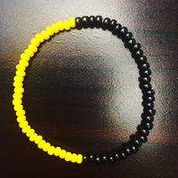 Twenty One Pilots Trench Bracelet Set / Black and Yellow Bracelets