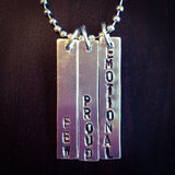Twenty One Pilots Necklace - Few, Proud, Emotional