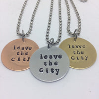 Twenty One Pilots Necklace - Leave The City / Necklace or Keychain