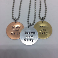 Twenty One Pilots Necklace - Leave The City / Necklace or Keychain