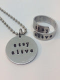 Twenty One Pilots Pendant - Stay Alive / Necklace or Keychain