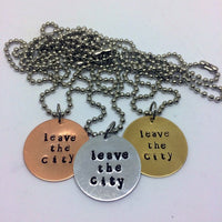 Twenty One Pilots Necklace - Leave The City / Necklace or Keychain