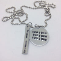 The 1975 Necklace - TOOTIMETOOTIMETOOTIME / Necklace, Choker, or Keychain