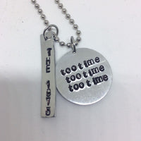The 1975 Necklace - TOOTIMETOOTIMETOOTIME / Necklace, Choker, or Keychain