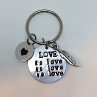 LOVE is love is love is love  / Necklace or Keychain / Lin-Manuel Miranda Speech