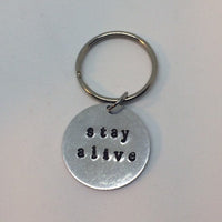 Twenty One Pilots Pendant - Stay Alive / Necklace or Keychain