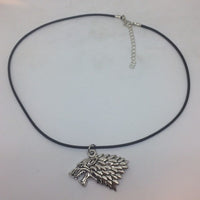 Game of Thrones Necklace - House Stark Direwolf / Game of Thrones Jewelry