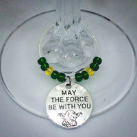 Star Wars Wine Glass Charms / Fantasy Wine Charms / Gift for Wine Drinker