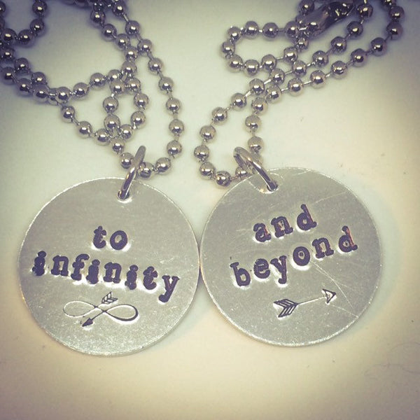 To Infinity And Beyond Necklace / Couple Gift / Key Chain, Choker or Necklace
