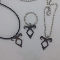 Shadowhunters Rune Necklace / The Mortal Instruments Jewelry / Angelic Rune Choker or Keychain