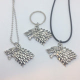 Game of Thrones Necklace - House Stark Direwolf / Game of Thrones Jewelry