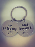 To Infinity And Beyond Necklace / Couple Gift / Key Chain, Choker or Necklace