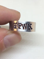 Harry Styles TPWK Ring - Treat People with Kindness / Adjustable Customizeable Ring