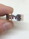 Harry Styles TPWK Ring - Treat People with Kindness / Adjustable Customizeable Ring