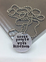 Harry Styles Pendant - Treat People with Kindness / Necklace or Keychain
