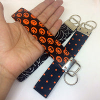 Halloween Key Fob Wristlet / Halloween Key Chain / 6 Halloween Designs