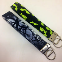 Halloween Key Fob Wristlet / Halloween Key Chain / 6 Halloween Designs