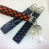 Halloween Key Fob Wristlet / Halloween Key Chain / 6 Halloween Designs